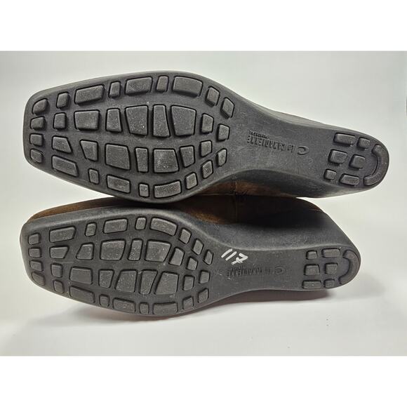 La Canadienne Elena Waterproof Wedge Bootie Shearling Lined Brown 7.5M - Picture 5 of 6